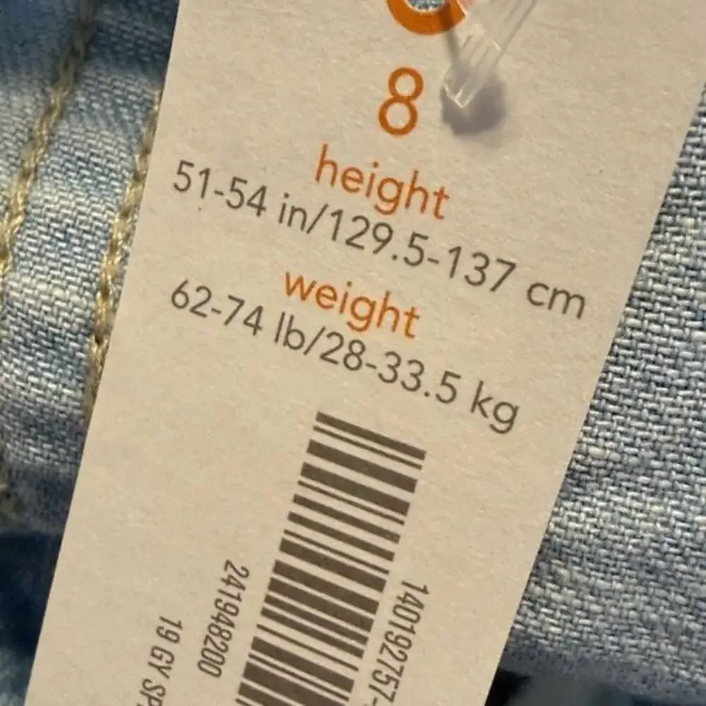 NWT Gymboree Wide Leg Light Wash Jeans Size 8